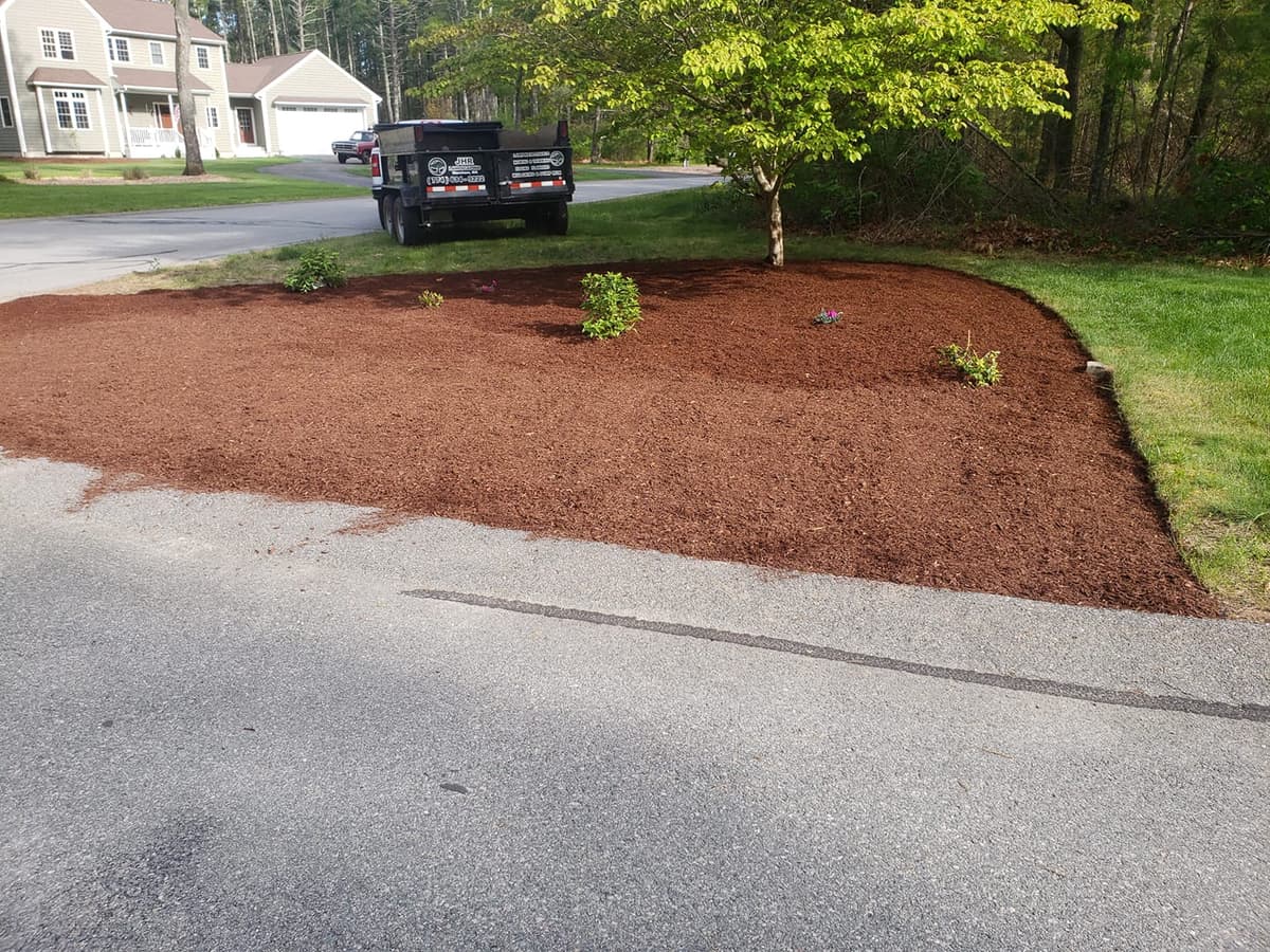 After shot of Mulching